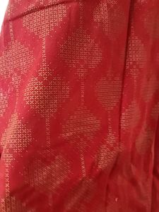 A line Stitched Red Kurti