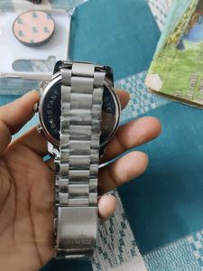Denim Silver Wristwatch