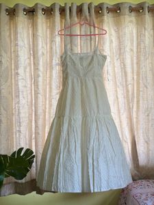 ZARA FRAYED JACQUARD DRESS ZW COLLECTION 🎀