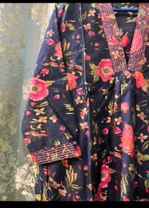 Floral Print Kurta