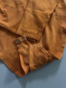 Zara Orange Bodysuit