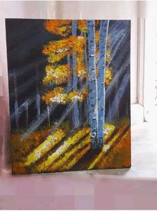 Autumn Trees Painting
