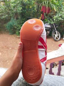 Red &amp; White Athletic Kabbadi Shoes