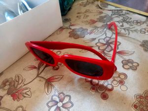 Premium Sunglasses For Unisex (Red Colour)