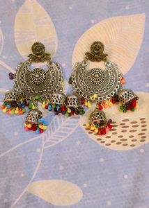 Colorful Jhumka Earrings
