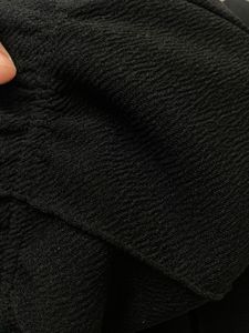 Black Flared Trouser Pants