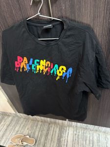 Balenciaga Tee - Colorful Drip