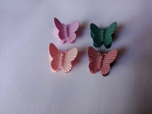 Butterfly Hair Clips Set Of 4