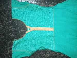 Beautiful Green Anarkali