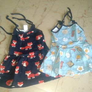 Combo Of 3 Frocks For Baby Girl