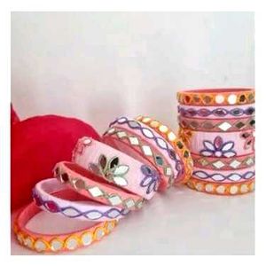 Pestal Shade Bangles 🤍💙💜
