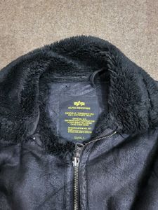 ALPHA INDUSTRIES Vintage Leather Jacket