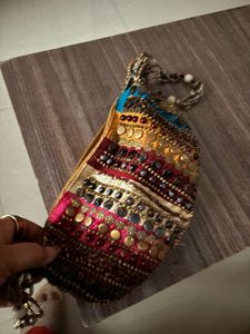 Embroidered Clutch