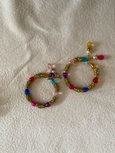 2 Colorful Beaded Bracelet