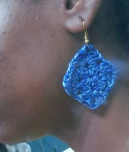 Crochet Granny Square Earrings