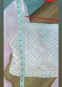 Elegant Baby Pink Crop Top