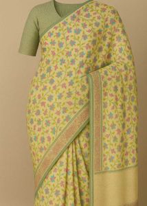 Floral Print Saree
