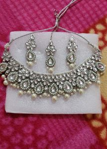 JEWELLERY SET SILVER COLOUR