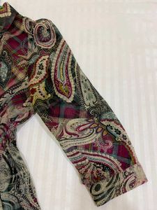 Paisley Print Tunic Top