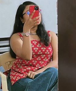 Women Strappy Short Kurti