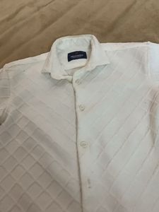 White Textured Shirt