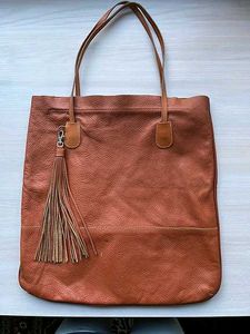 Tan Tote Bag