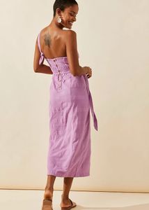 Free People At Leisure Midi Dress in Summer Tulip