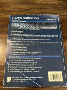 Class 12 Macro Economics- Sandeep Garg