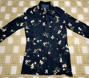 Floral Print Long Sleeve Shirt