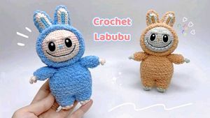 Handmade Crochet Labubu