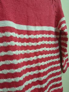 Striped Knitted Cardigan