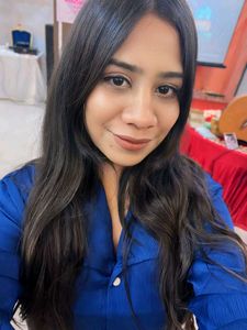 Elegant Blue Satin Top