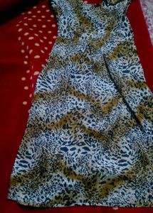 Printed Hand Stiched Kurtaa