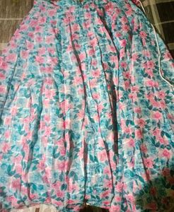 Floral Print Skirt
