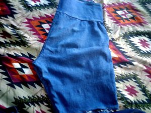 Navy Blue Short Jeans For Girls