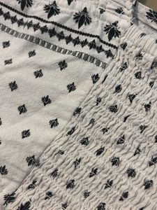 Patterned Crop Top
