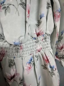 Puff Sleeve Floral Top