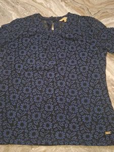 Branded Net Top
