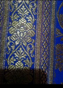 Elegant Blue Banarasi Saree