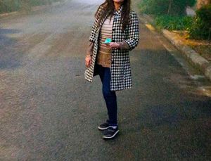 Brown And Cream Sweatshirt