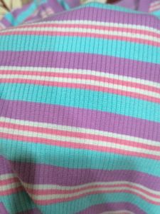 Striped Ribbed Tee