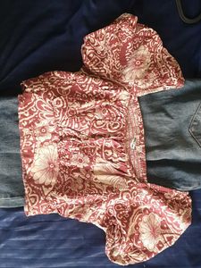 Floral Print Crop Top