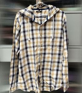 Zudio Plaid Hooded Shirt