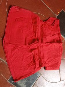 Cute Yellow And Red Baby Dress