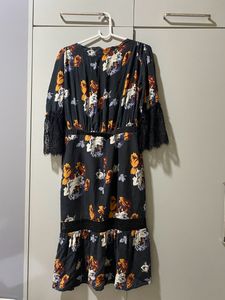 Black Floral Dress