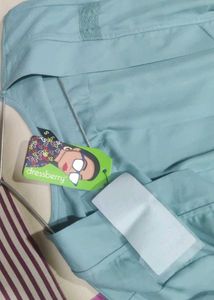 Women Sea Green solid Longline Shrug