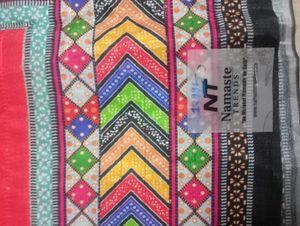 New Multi Colour Sequence Silk Saree