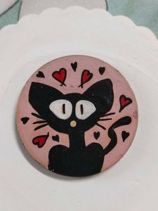 Cat fridge magnet