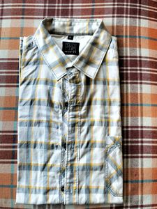 Mufti Plaid Button Down Shirt - XL