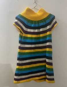 Colorful Knit Dress